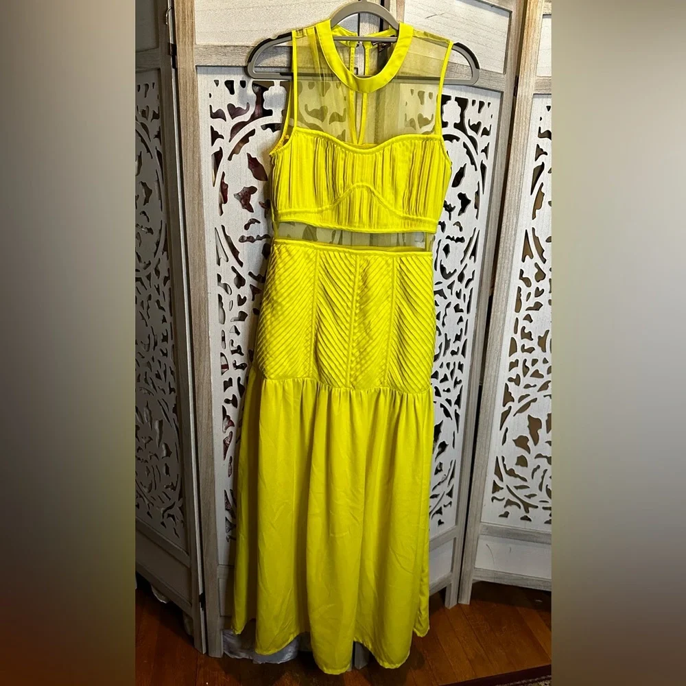 Anthropologie Vineet Bahl Puff-Sleeve Textured Dress - Picture 5 of 9